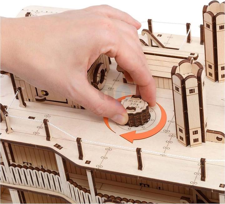 Produktbild Eco Wood Art 3D Holz Modellbausatz - Schaufelraddampfer «River Princess»