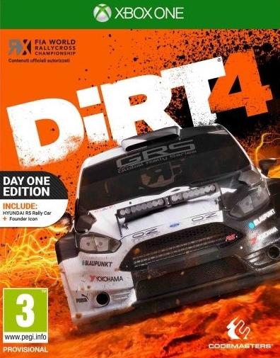 Actual product image Codemasters DiRT 4 (Xbox One X, Xbox Series X, DE)
