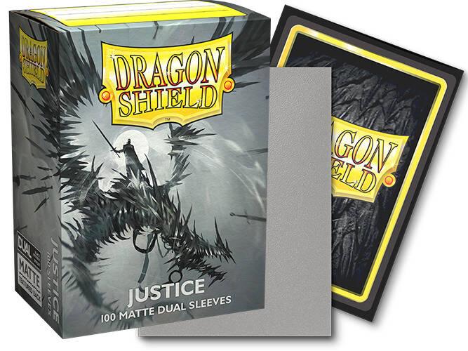 Image du produit Arcane Tinman Dragon Shield Dual Matte Sleeves (x100) - Justice