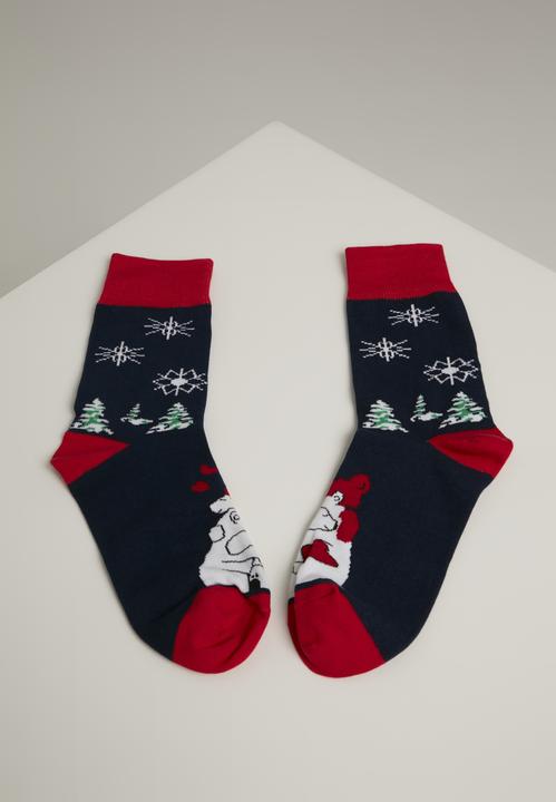 Produktbild Urban Classics Christmas Socks Set Icebear (3er Pack, 39 - 42)