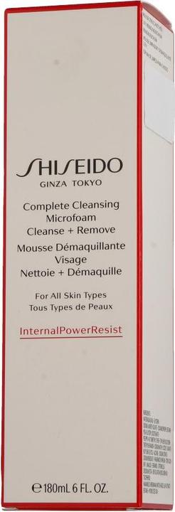 Actual product image Shiseido Defend & Prepare Complete Cleansing Microfoam (Foam, 180 ml)