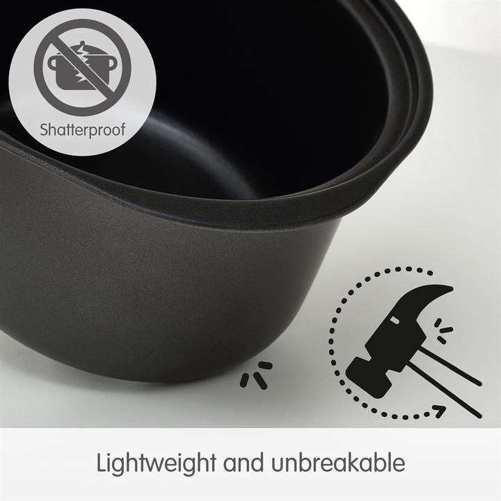 Produktbild Morphy Richards Slow Cooker Sear&Stew 3.5L matt schwarz/ rosegold