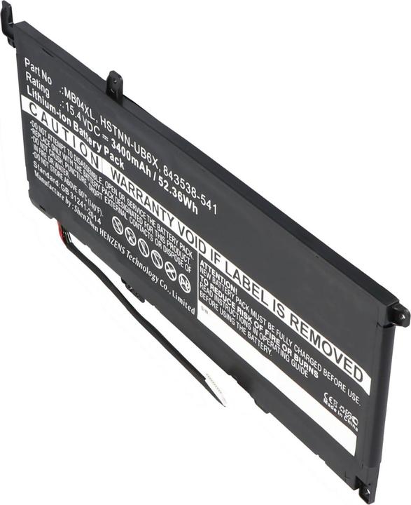 Actual product image AccuCell Battery HP Envy X360 M6, M6-AQ003DX, M6-W102DX, MB04XL, HSTNN-UB6X, 843538-541 (3400 mAh)