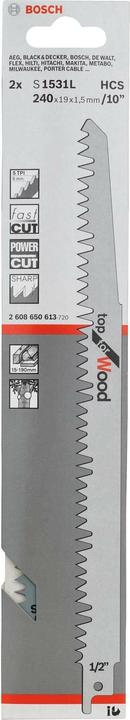 Immagine prodotto Bosch Professional Zubehör Lama della sega a nastro S 1531 L