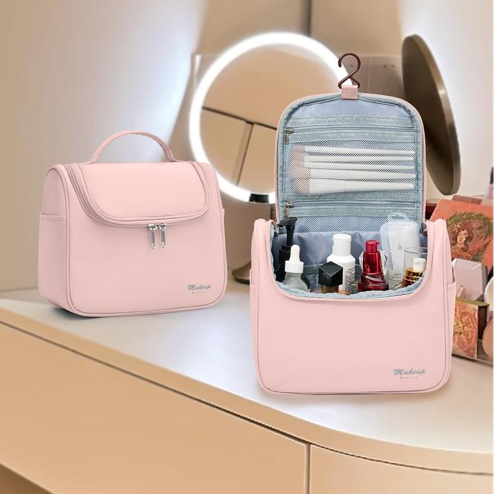 Only-Bags.Store Casual Style grosse Kapazität Kosmetikkoffer, Nylon Kulturtasche mit mehreren Taschen, langlebig (9.80 l)