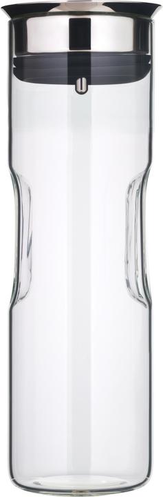 WMF Wasserkaraffe 1,25l Griffmulde Glas Karaffe Motion CloseUp-Verschluss (1.25 l)