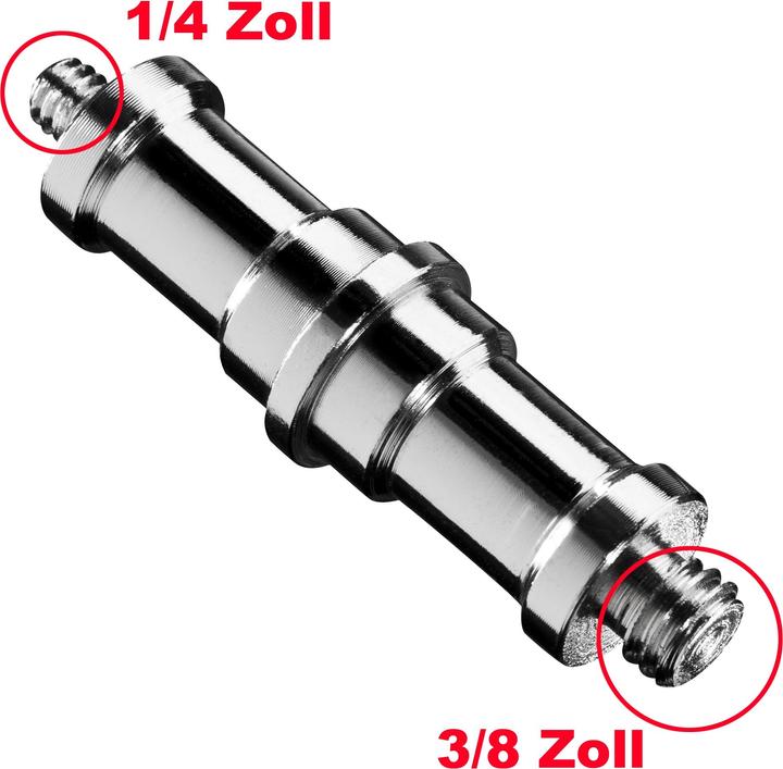 Actual product image Walimex Spigot 3/8 inch - 1/4 inch (Stand adapter)