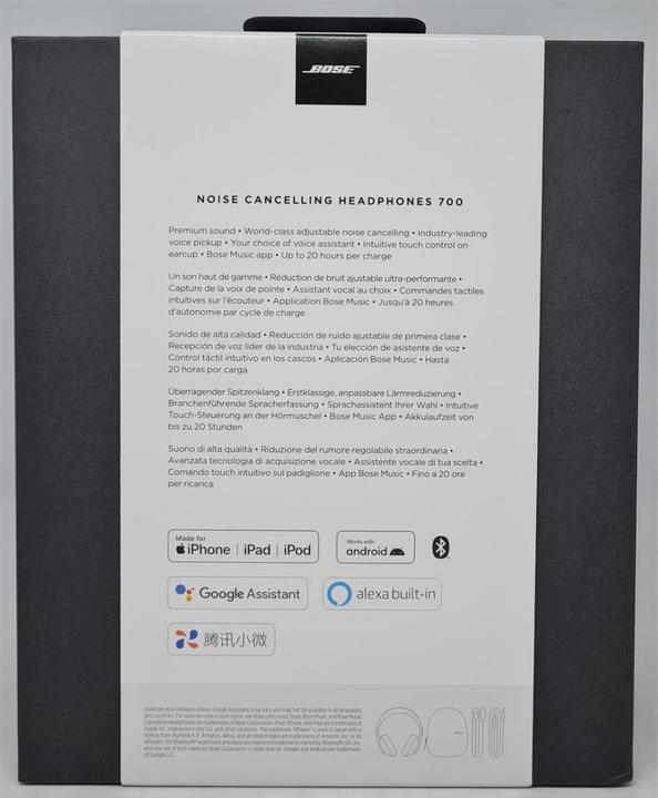Image du produit Bose Headphones 700 (ANC, 20 h, Sans fil)