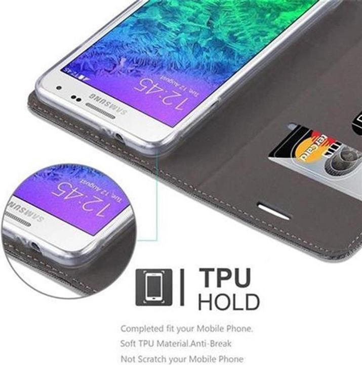 Actual product image Cadorabo Book Jeans Optics Cover (Samsung Galaxy Alpha)