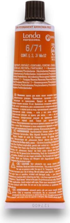 Image du produit Londa Vopsea demi-permanenta Ammonia Free 6/71, Blond Inchis Maro Cenusiu, 60ml (6/71)