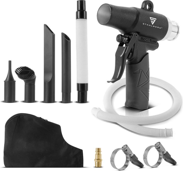 Stahlwerk Pistolet pneumatique d'aspiration-soufflage DSB-90 ST Pistolet de nettoyage réversible