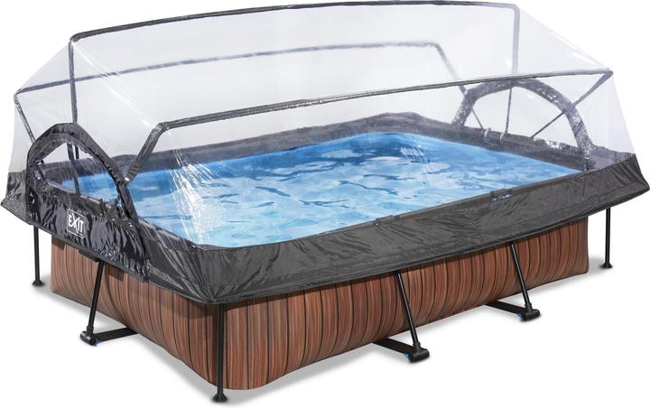 Actual product image Exit Frame pool 220x150x60 cm with sunroof and filter pump (220 x 150 x 60 cm)