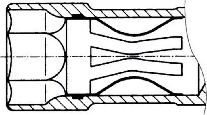 Produktbild HAZET Zündkerzen-Schlüssel 4766 - Vierkant hohl 10 mm (3/8 Zoll) - Aussen-Sechskant Pr