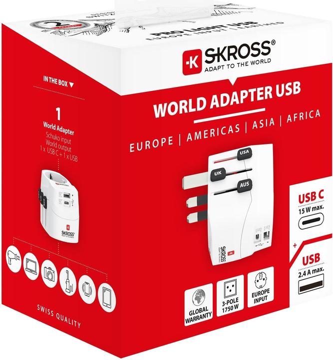 Actual product image Skross Pro Light USB