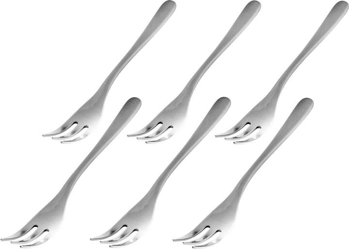 Actual product image Sambonet Button cake fork set 6 pcs stainless steel (6 Piece, Cutlery set)