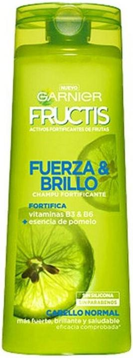 Actual product image Garnier FRUCTIS FUERZA & BRILLO champú 360 ml (360 ml, Liquid shampoo)