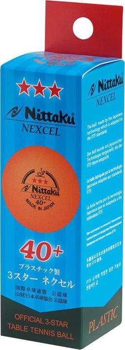 Nittaku Wettkampfball Nexcel 40+*** (3 Stk.)