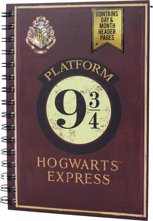 - Cahier HOGWARTS EXPRESS PLATFORM 3/4 (A5, À rayures, Couverture rigide)