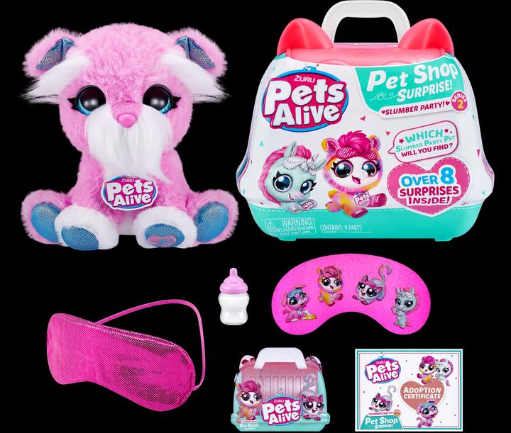 Produktbild Zuru Pet Shop Surprise Pets Alive Slumber Party - Serie 2 (14 cm)