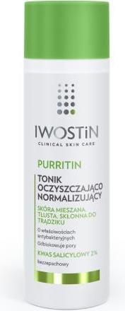 Image du produit Omega Pharma Iwostin, Purritin -Détergent tonique, 200 ml (Chiffons de nettoyage, 200 ml)