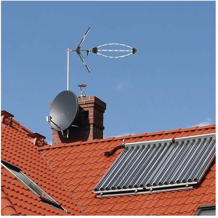 Actual product image Emos Outdoor antenna EM-29U5G, PROFI, 0-200 km, DVB-T2, LTE/4G/5G filter (DVB-T / -T2)
