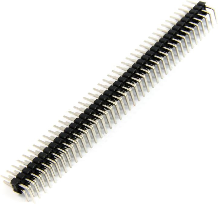 Produktbild Purecrea Stiftleiste Male 2 X 40 Polig RM 2.54mm abgewinkelte Pin