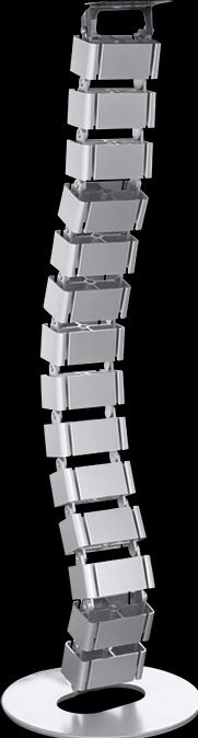 Produktbild LogiLink Flexibler Kabelkanal für den Schreibtisch, 800 x 68 mm (18 G (Kabelkanal, 2.80 cm)