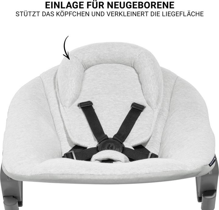 Actual product image Hauck Hochstühle Beta Plus White 5-tlg. Newborn Set - Hochstuhl (Highchair)