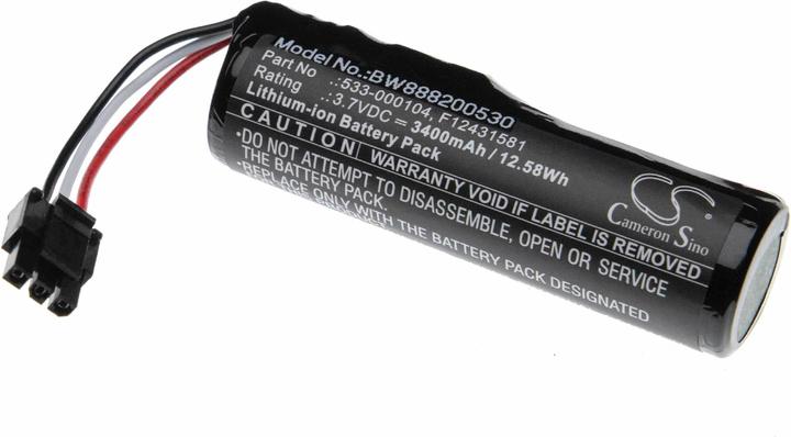 Actual product image AccuCell Battery replacement for Logitech 533-000104, 533-000138, F12431581 for speakers Speaker (3400mAh (Replacement remote control)