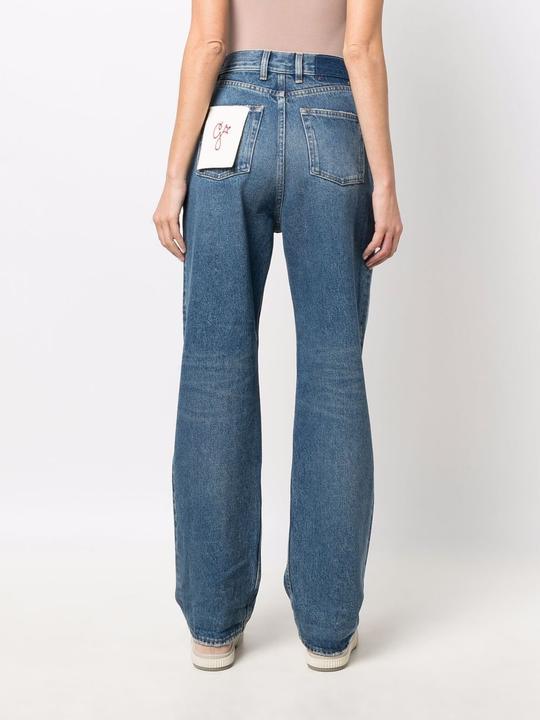 Actual product image Golden Goose cotton jeans blue color (27)