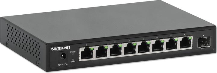 Actual product image Intellinet 9-port switch with 8 x 2.5G Ethernet ports and 1 SFP+ uplink (9 Ports)
