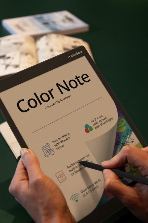 Image du produit PocketBook Color Note (10.30", 32 Go, Mer déchaînée, Storm Blue)