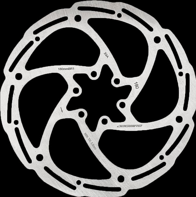 Actual product image Jagwire Brake disc BASICS BR1 DISC 6-hole 180mm DCR100 (180 mm)