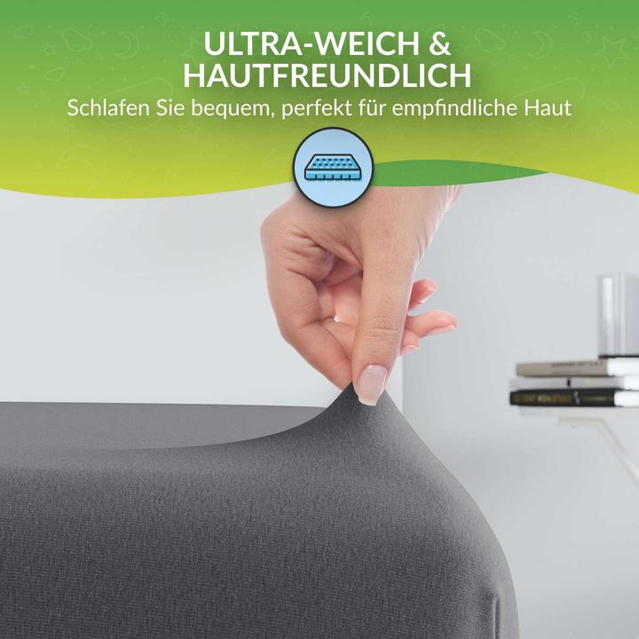 Actual product image Etérea Comfort Jersey Topper (180 x 200 cm, 200 x 200 cm)