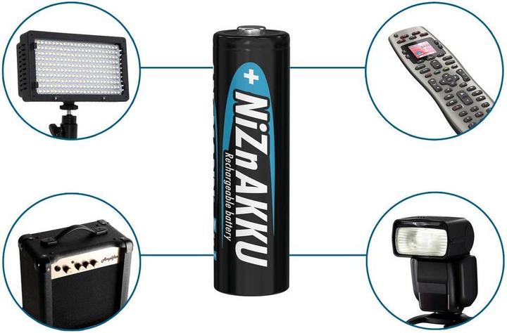 Actual product image Ansmann NiZN Akku (4 pcs., AA, 1500 mAh)