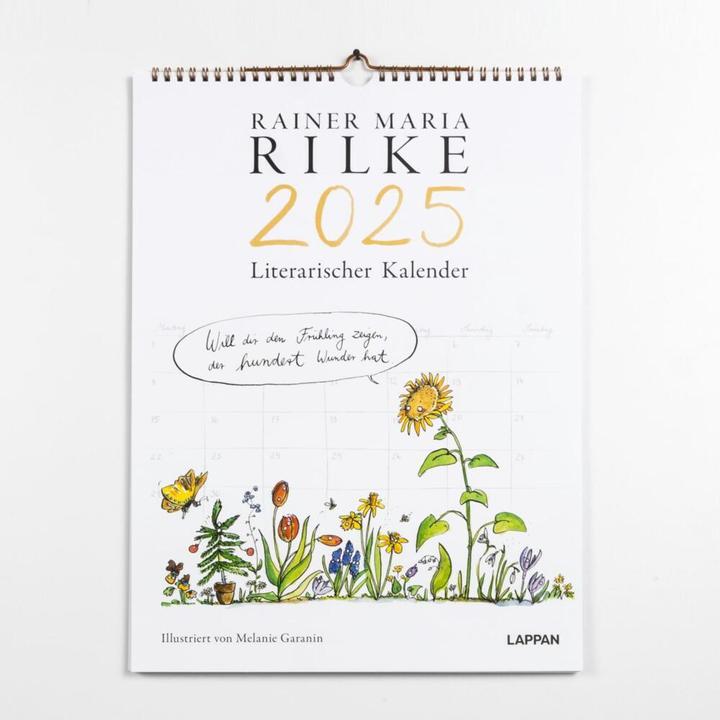 Produktbild Rilke:Rilke-Kalender 2025 - Wandkalend (Deutsch)