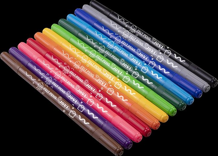Actual product image Jovi Double fibre-tip pens PU=12 colours (12 colours, 12 x)