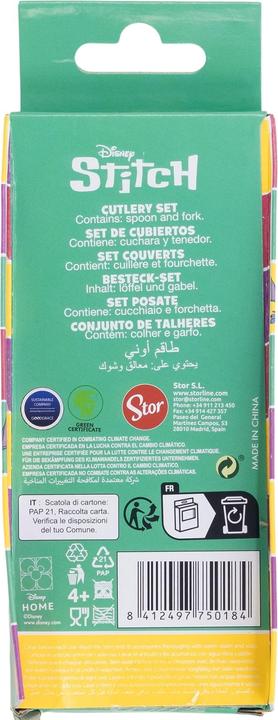 Image du produit Stor Stitch - Set de couverts pour enfants 2 pièces