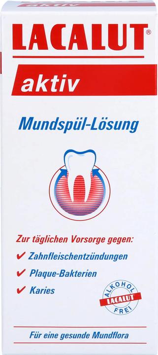 Dr. Theiss Bain de bouche Lacalut actif, solution de 300 ml (300 ml, Bains de bouche)
