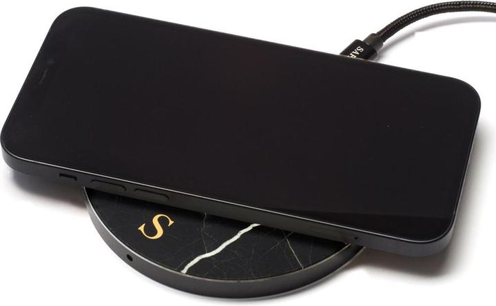Produktbild Safari Selection Ladestation CIRCLE MARBLE schwarz/klein gemustert (10 W)