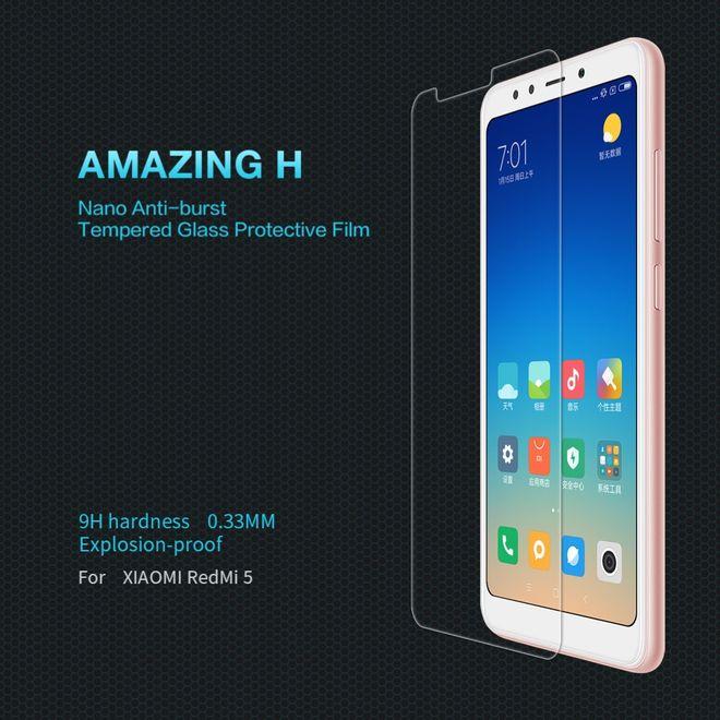 Produktbild Nillkin Amazing H Schutzglas Displayschutz (1 Stück, Xiaomi Redmi 5)