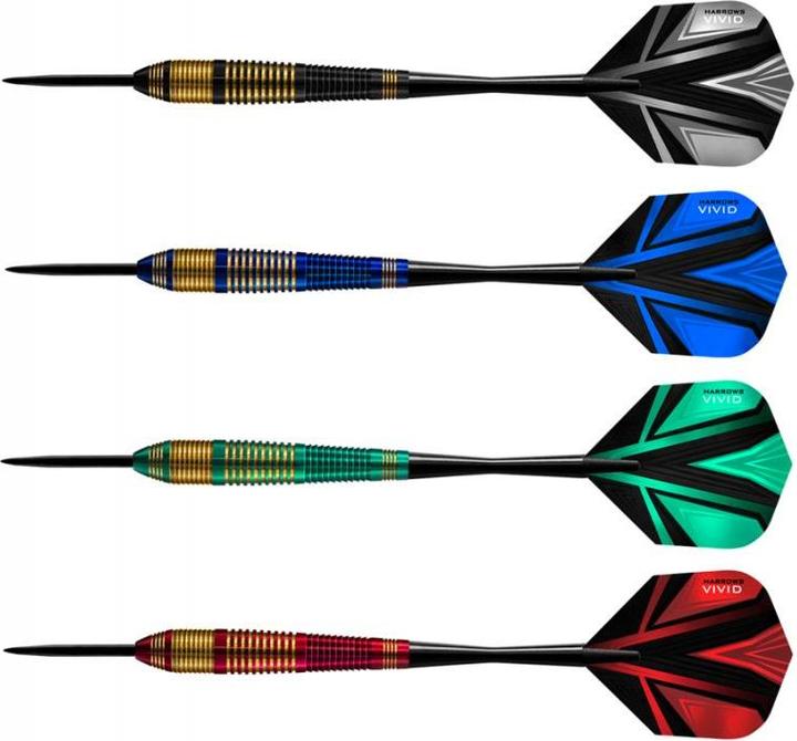 Image du produit Harrows Fléchettes Harrow Vivid Steeltip vert 22 gr (22 g)