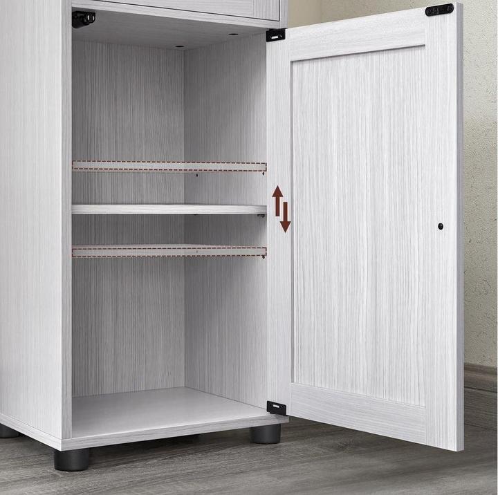 Actual product image Vasagle Bathroom cabinet white 40.0 x 30.0 x 165.0 cm (40 x 165 cm)