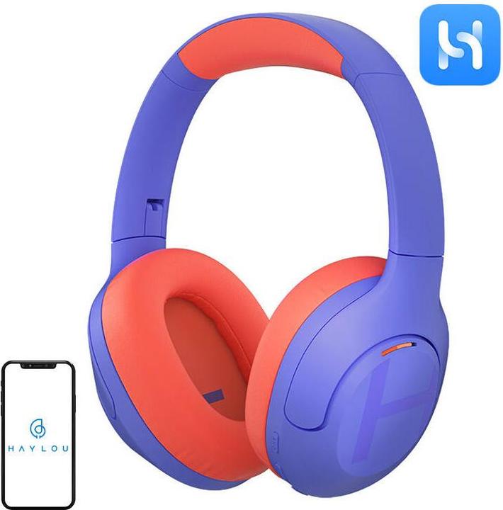Immagine prodotto Haylou Cuffie wireless S35 ANC (arancione viola) (ANC, 60 h, Cablato)