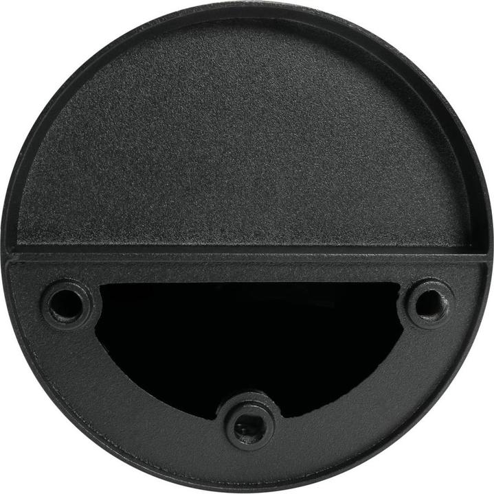 Actual product image Grafner Socket Pillar Black with 2 Outdoor Sockets Stainless Steel Garden Socket Energy Pillar Round