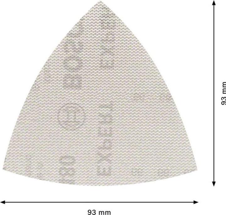 Immagine prodotto Bosch Professional Zubehör Expert M480 Rete di levigatura per levigatrice Delta, 93 mm, G 240, 5 pezzi. (240)