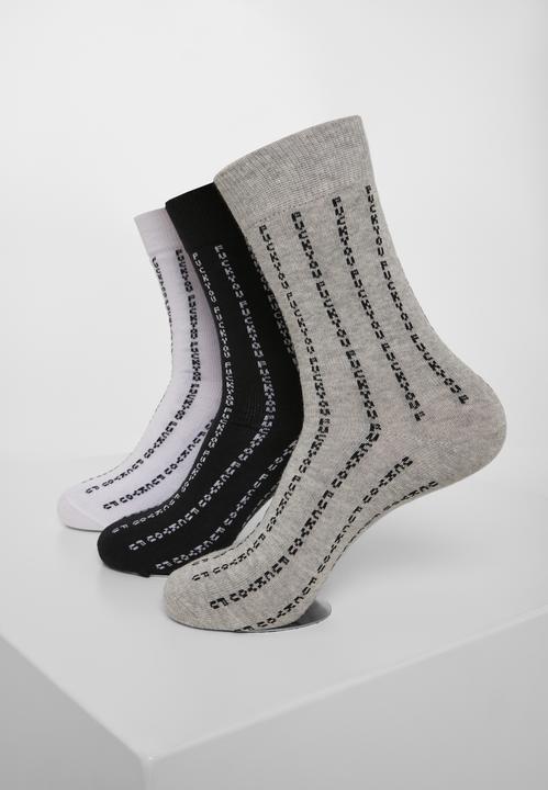 Actual product image Mister Tee Fuck You Socks 3-Pack (pack of 3, 39 - 42)