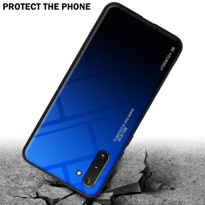 Image du produit Cadorabo Couverture en verre TPU 2 couleurs (Samsung Galaxy Note 10)