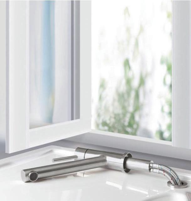 Produktbild Villeroy & Boch V&B EH-Spültischbatterie COMO WINDOW Edelstahl