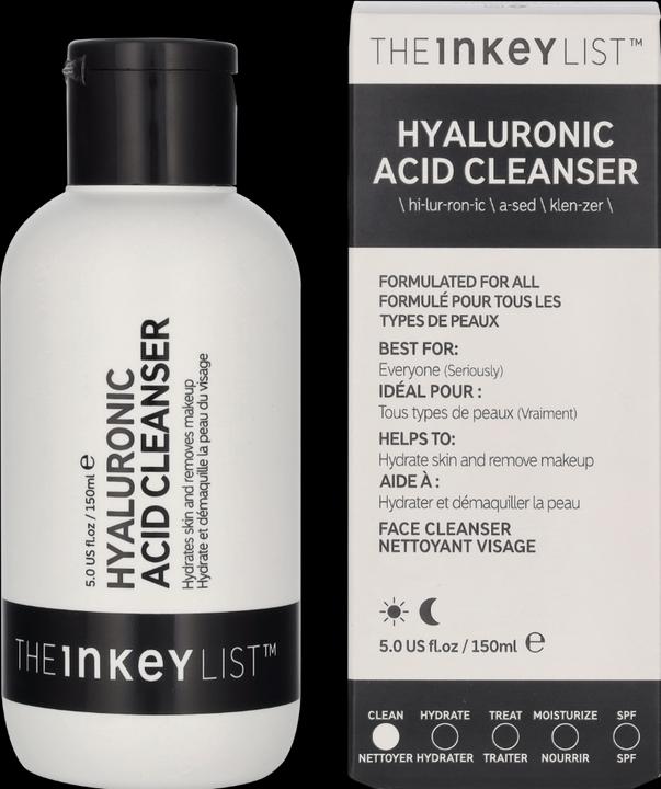 The Inkey List Hyaluronic Acid Cleanser (Reinigungstücher, 150 ml)
